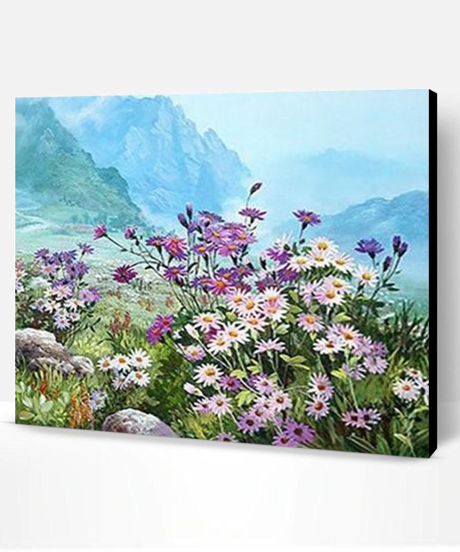 Flowers Landscape Paint By Number
