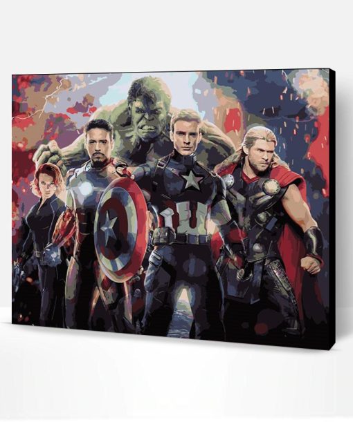 Avengers Heroes Paint By Number