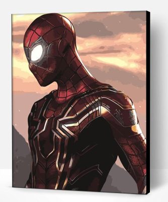 Iron Spiderman Paint By Number