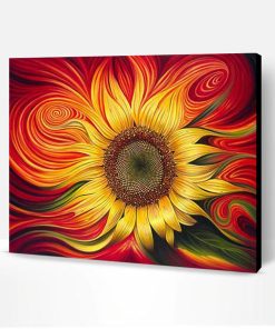 Gorgeous Sunflower Paint By Number
