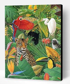Tropical Animals Paint By Number