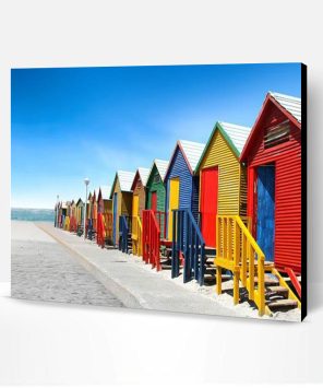 Colorful Cape Town Beach Paint By Number