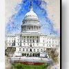 Washington US Capitol Building Paint By Number