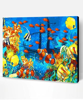 Underwater Fish Paint By Number