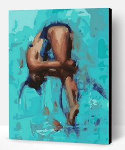 Swimming Girl Paint By Number