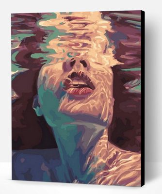 Woman in The Water Paint By Number