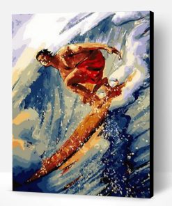 Surfer Boy Paint By Number