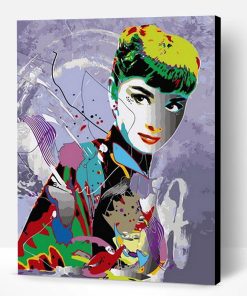 Multicolor Audrey Hepburn Paint By Number