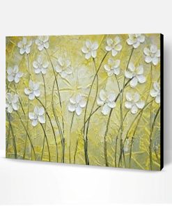 Modern Picture Green Flower Palette Home Decor Paint By Number