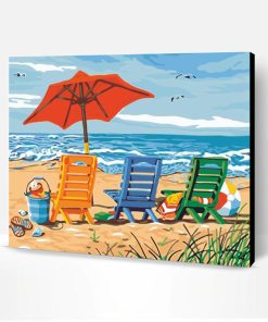 Vacations at The Beach Paint By Number
