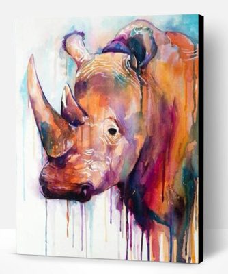 Rhinoceros Paint By Number