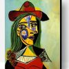 Woman in Hat and Fur Collar Pablo Picasso Paint By Number
