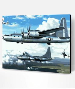 World War II Airplane Paint By Number