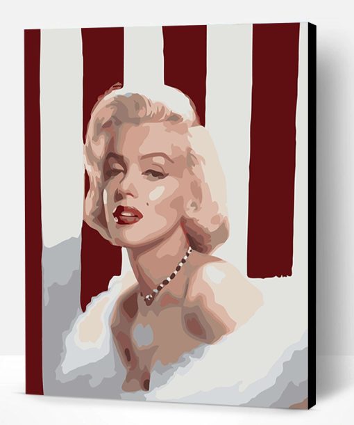 Marilyn Monroe Dress Style Paint By Number