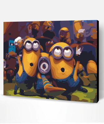 Minion Dance Paint By Number