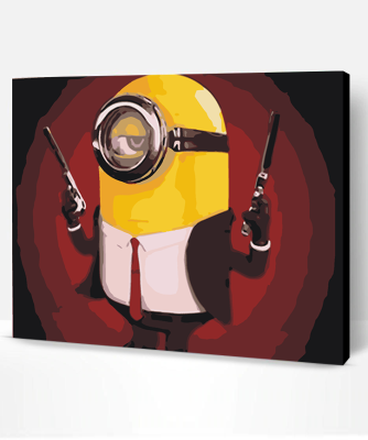 Hitman Minion Paint By Number