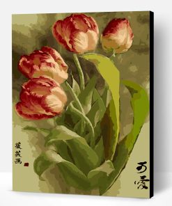 Tulip Flowers Spring Paint By Number