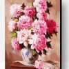 Pink Peonies Vase Paint By Number
