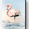 Flamingo Above Clouds Paint By Number