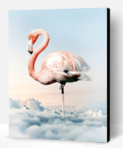 Flamingo Above Clouds Paint By Number