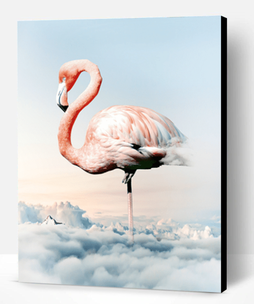 Flamingo Above Clouds Paint By Number