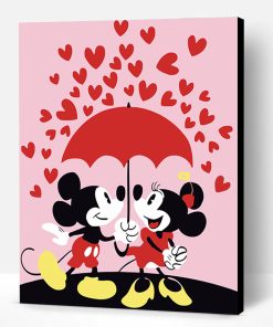 Mickey And Minnie Paint By Number