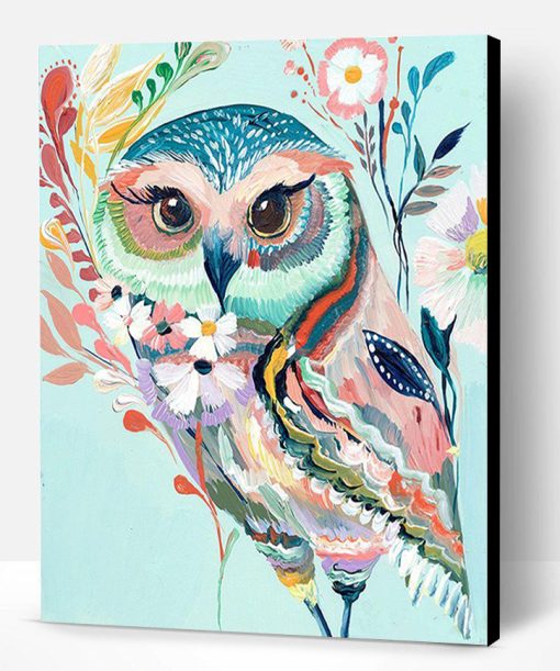 Colorful Owl Paint By Number