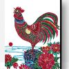 Red Chicken Paint By Number