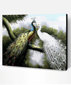 Peacock Couple Paint By Number