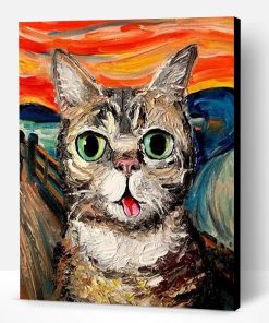 Scream Cat Paint By Number