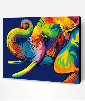 Abstract Elephant Paint By Number