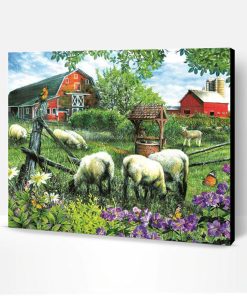 Farm Sheep Paint By Number