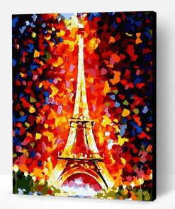 Colorful Eiffel Tower Paris Paint By Number