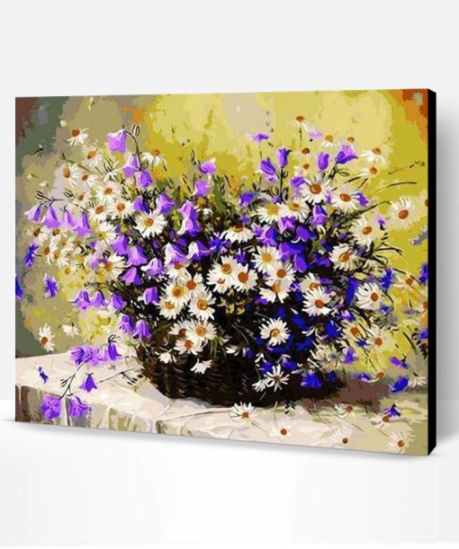 Purple Flowers Paint By Number