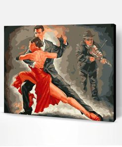 Romantic Tango Dancer Paint By Number