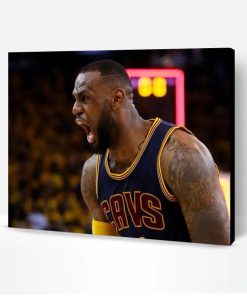 Lebron James Cavaliers Paint By Number