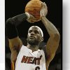 LeBron James with Miami Heat Paint By Number