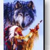 Native American Wolf Paint By Number