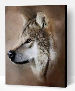Sand Storm Wolf Paint By Number