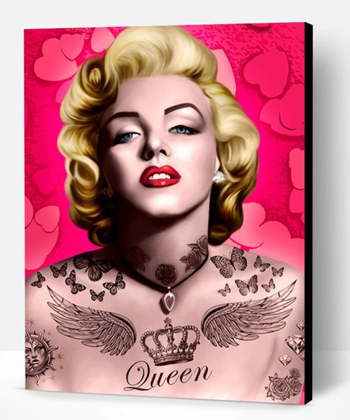 Marilyn Monroe Tattoos Paint By Number