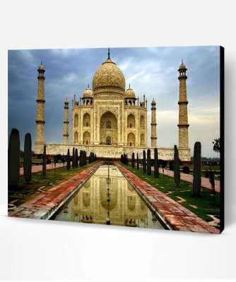 Taj Mahal Landmark Paint By Number