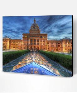 Texas State Capitol Paint By Number