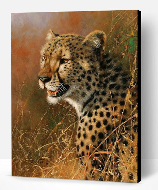 African Cheetah Paint By Number