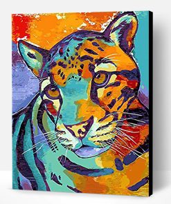 Multicolor leopard Paint By Number