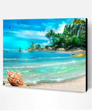 Beach Sea Conch Paint By Number