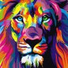 Abstract Lion - DIY Paint By Numbers - Numeral Paint