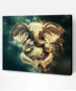 Golden Elephant Paint By Number