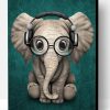 Cute Baby Elephant Paint By Number