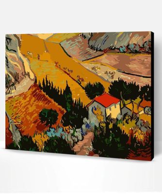 Landscape with House and Ploughman Van Gogh Paint By Number