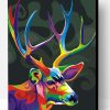 Abstract Deer Paint By Number